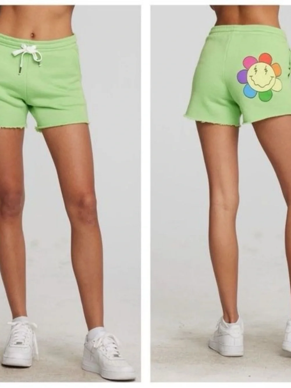 Casual Women's Green Drawstring Shorts